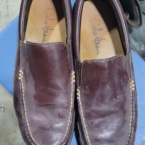 Cole Haan Men's Dark Brown Slip-On Loafers